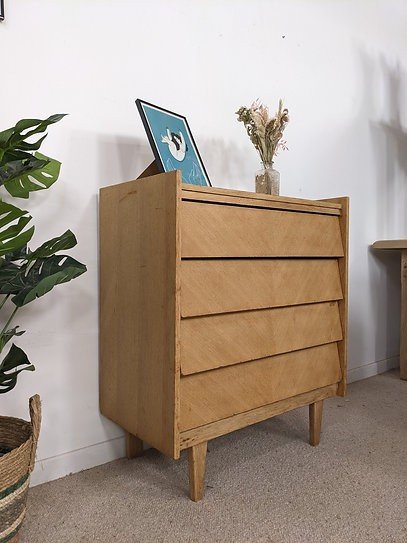 Commode Sixties 4 Tiroirs-photo-2