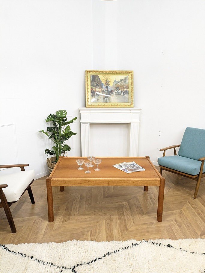 Table Basse Scandinave Années 70
