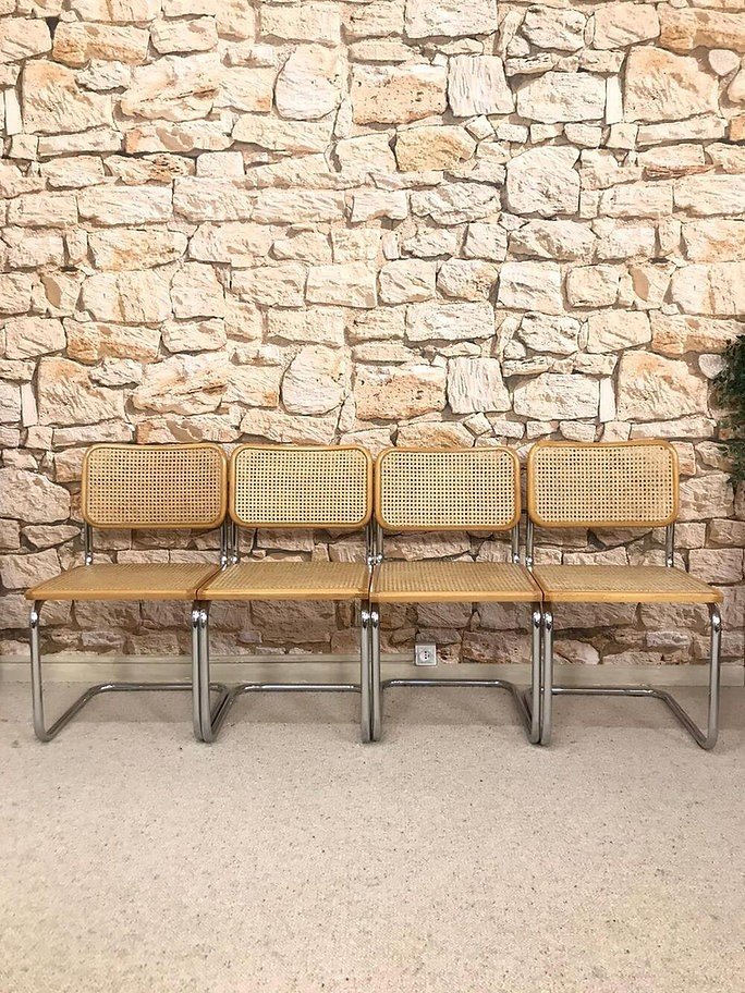 4 Retro B32 Chairs