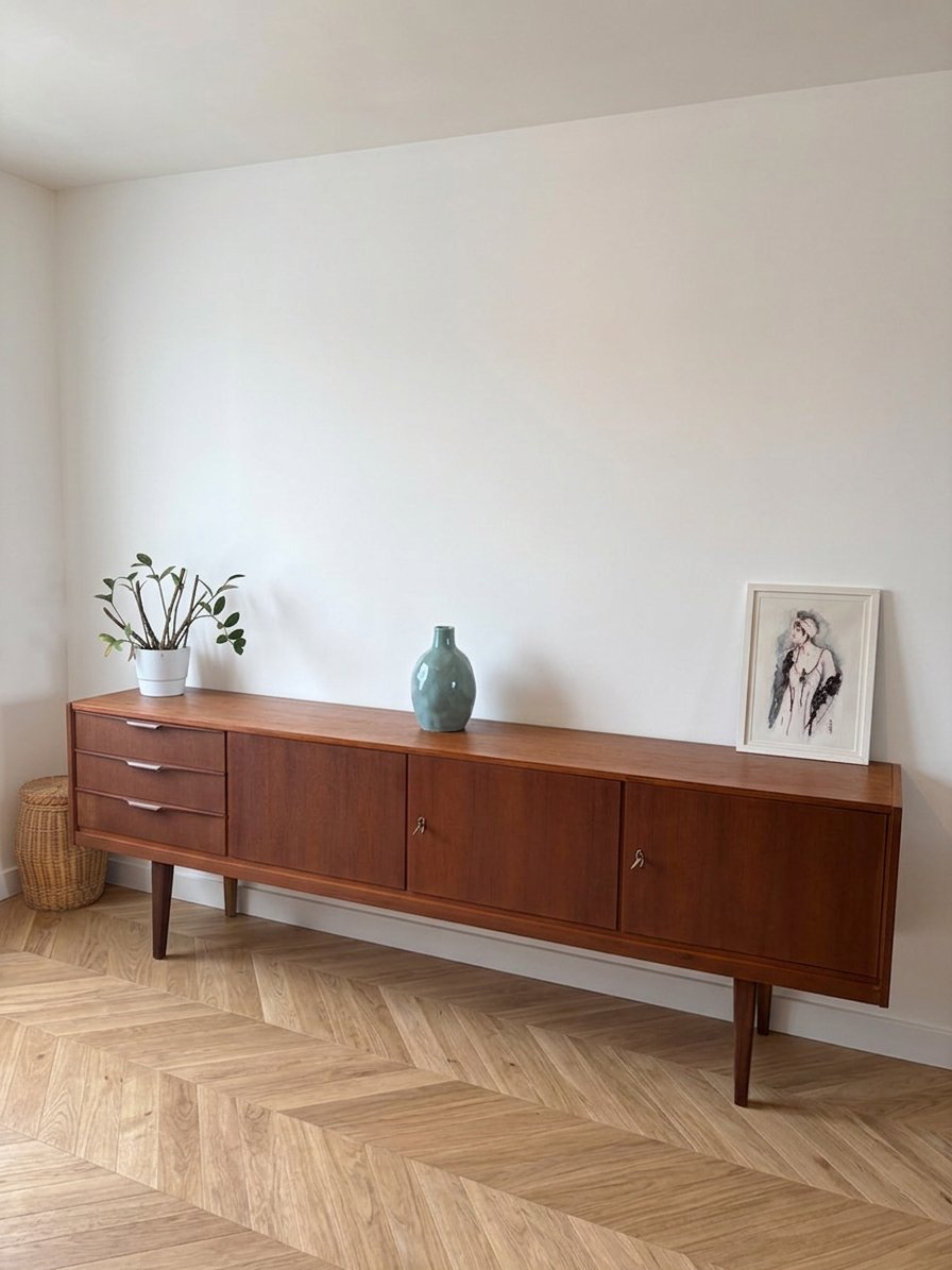 Very Beautiful Vintage Teak Sideboard