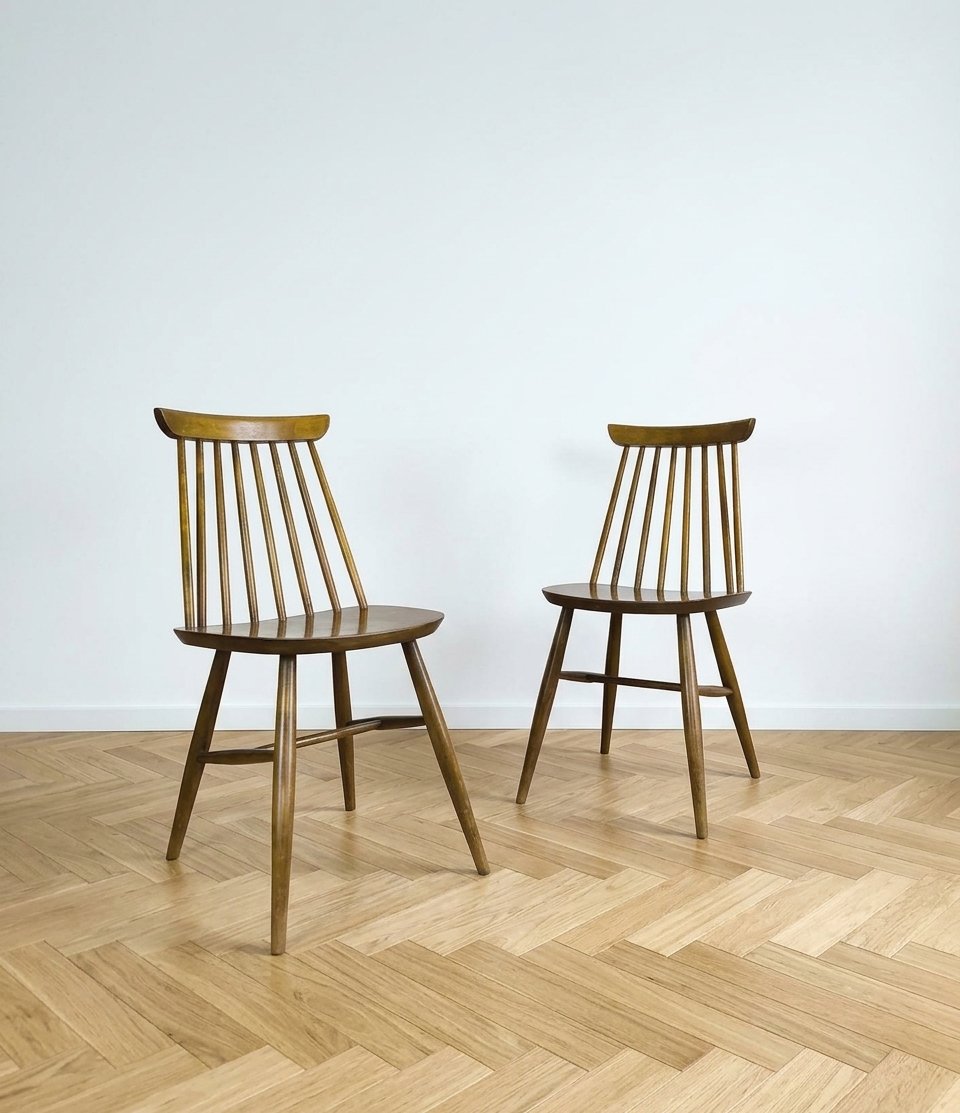 Pair Of Vintage Scandinavian Chairs
