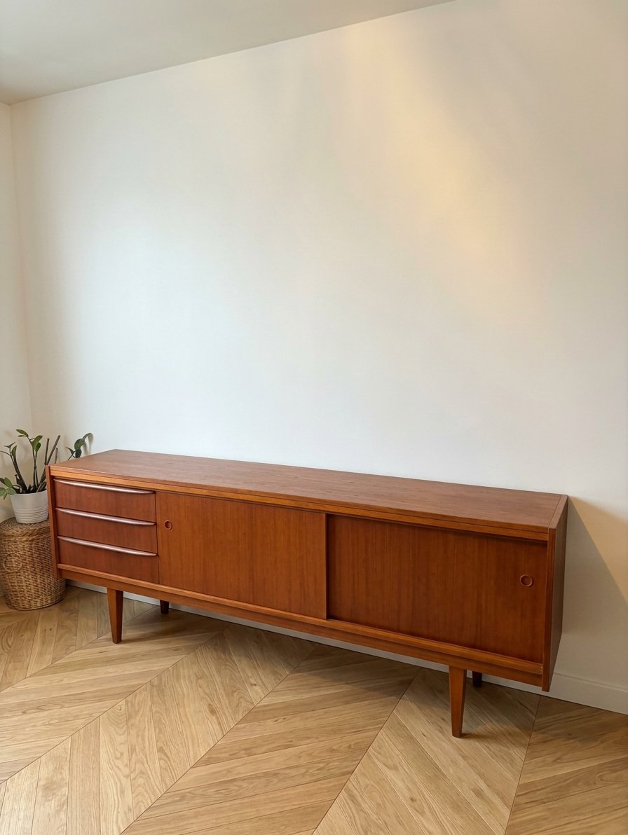 Enfilade vintage scandinave teck