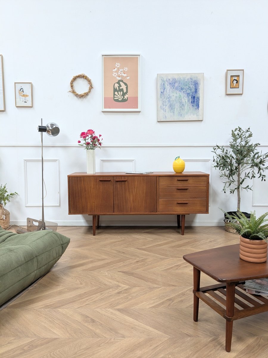 Danish Vintage Teak Sideboard 60's