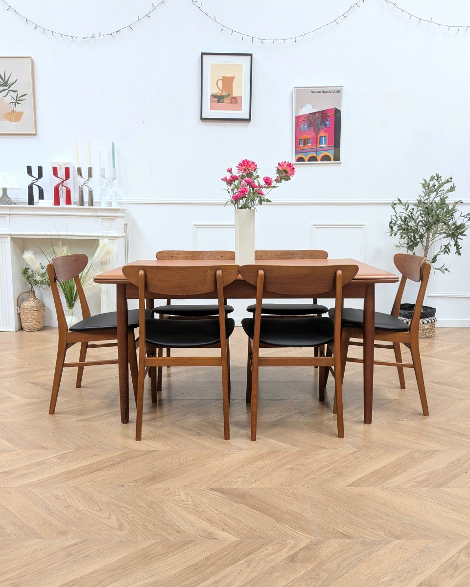 Suite 6 chaises Farstrup modèle 210