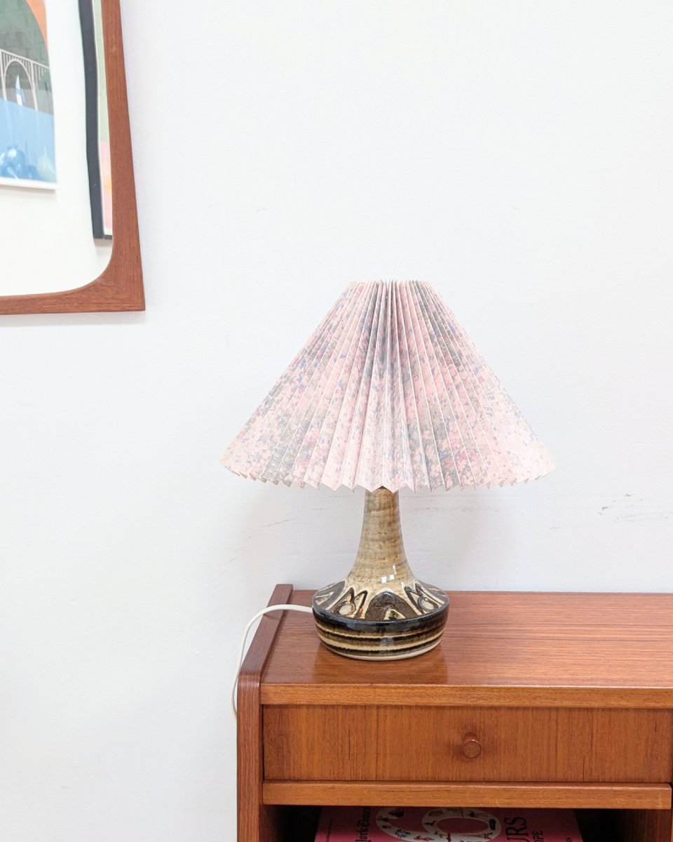 Danish Ceramic Lamp 60s Scandinavian