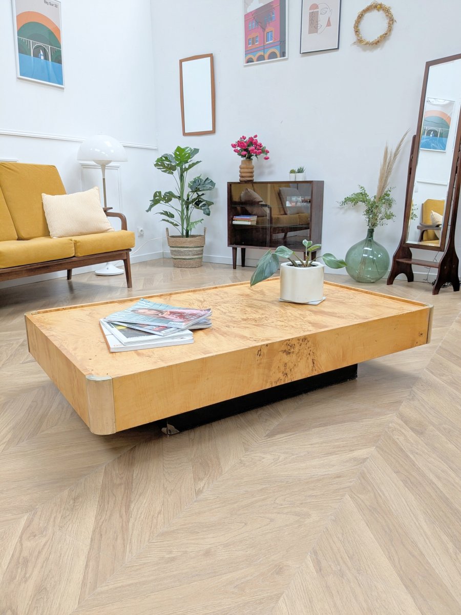 Jean Claude Mahey Coffee Table - 1970s