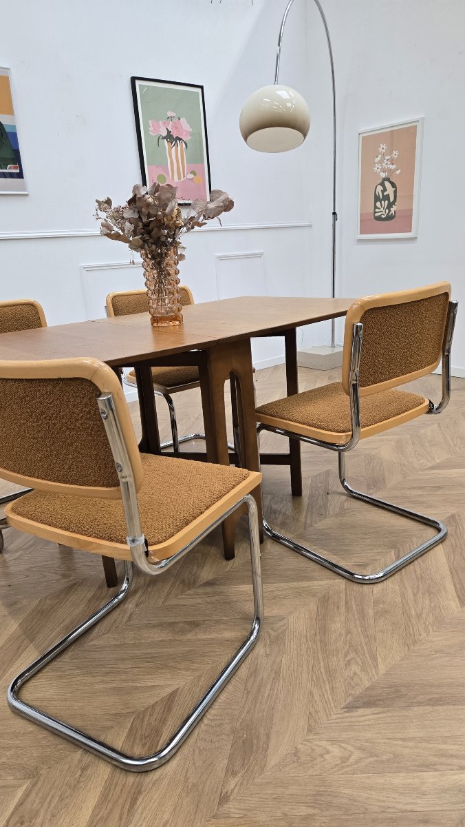 6 Chaises B32 vintage