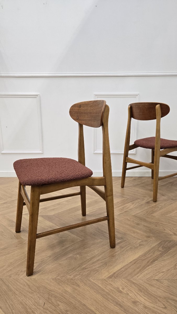 Chaises vintage en teck