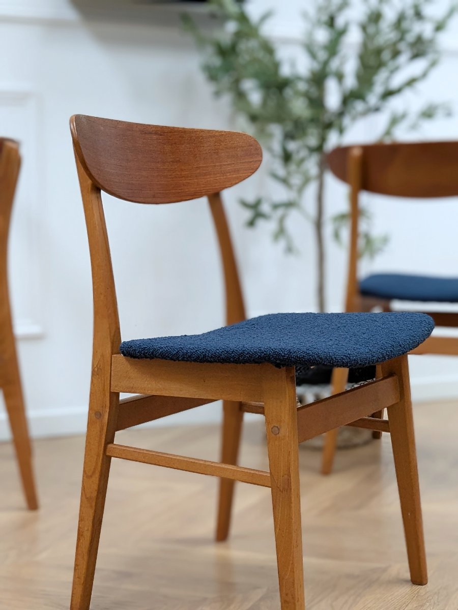 3 Chaises de salle a manger vintage