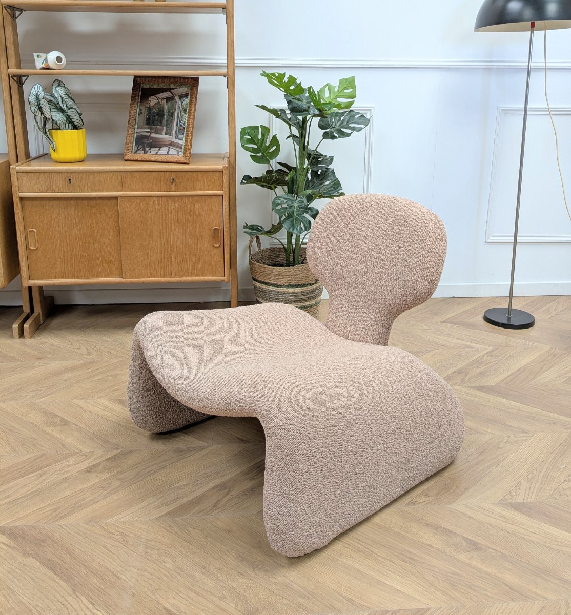 Djinn Armchair By Olivier Mourgue Reupholstered