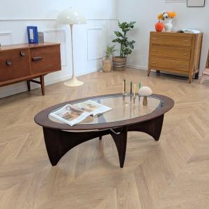 Table vintage Astro ovale en bois pas Gplan