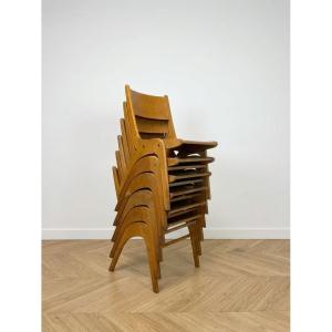 6 Vintage Casala Edition Chairs, Muster Model