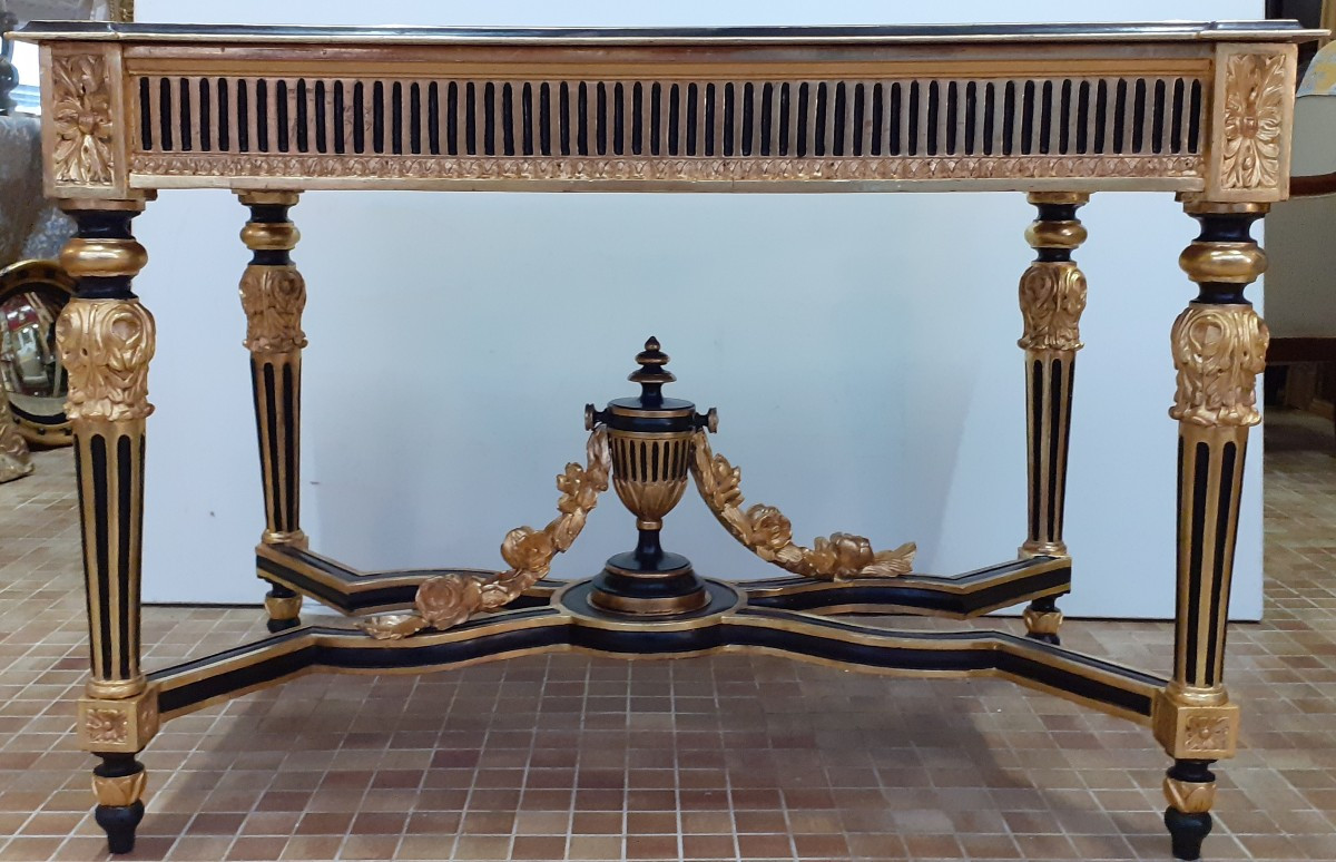 Napoleon III Giltwood Center Table.-photo-2