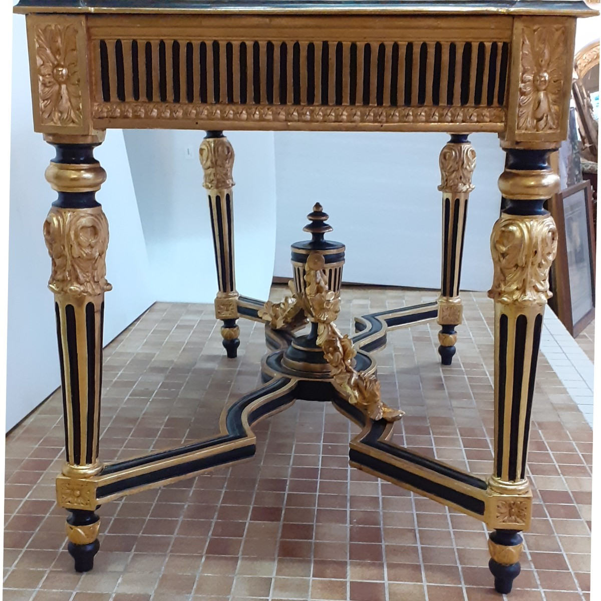 Napoleon III Giltwood Center Table.-photo-2