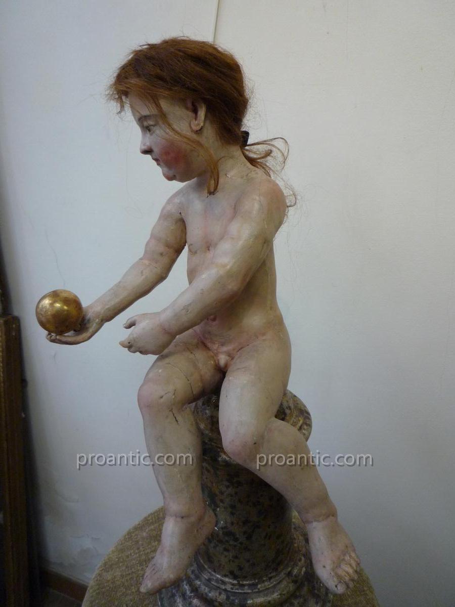 Baby (austrian) Carved XVIII-photo-3