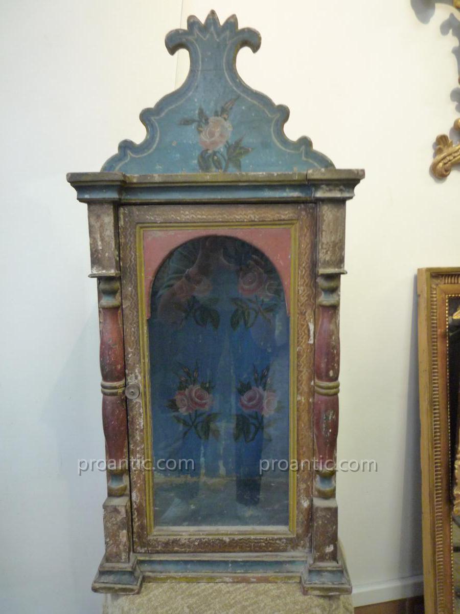 Niche Wooden Painted, Early XIXth