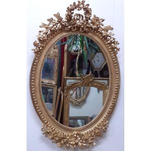 Napoleon III Oval Mirror