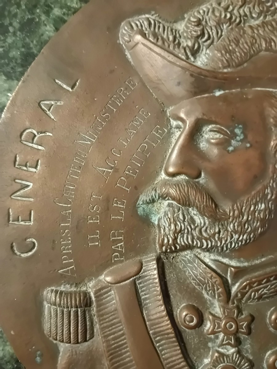 Bronze Général Boulanger , fin XIX ème -photo-3