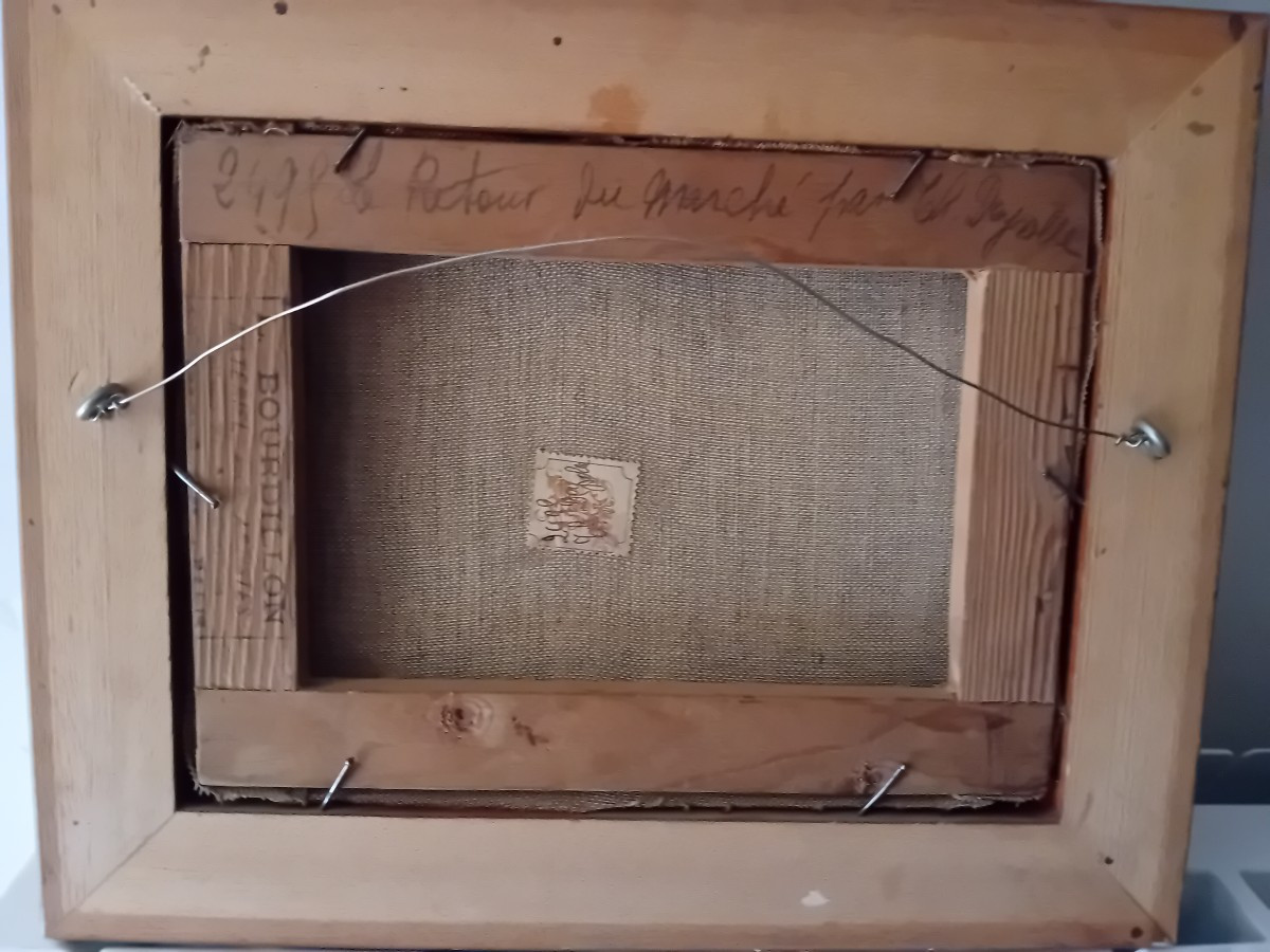 Retour du marché"  d'après  Théophile Deyrolle -photo-4