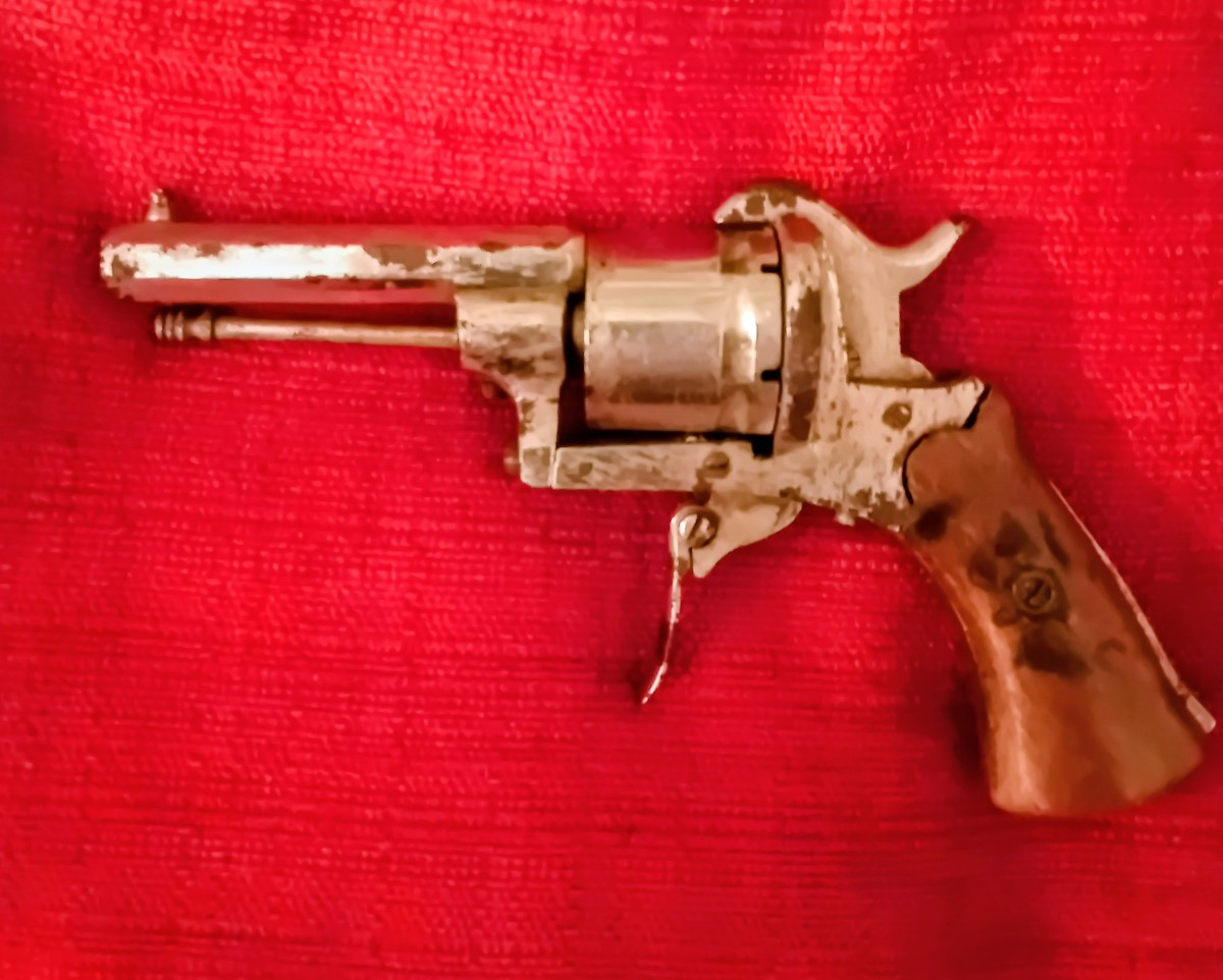 Lefaucheux-type Pocket Pistol Circa 1860-photo-3