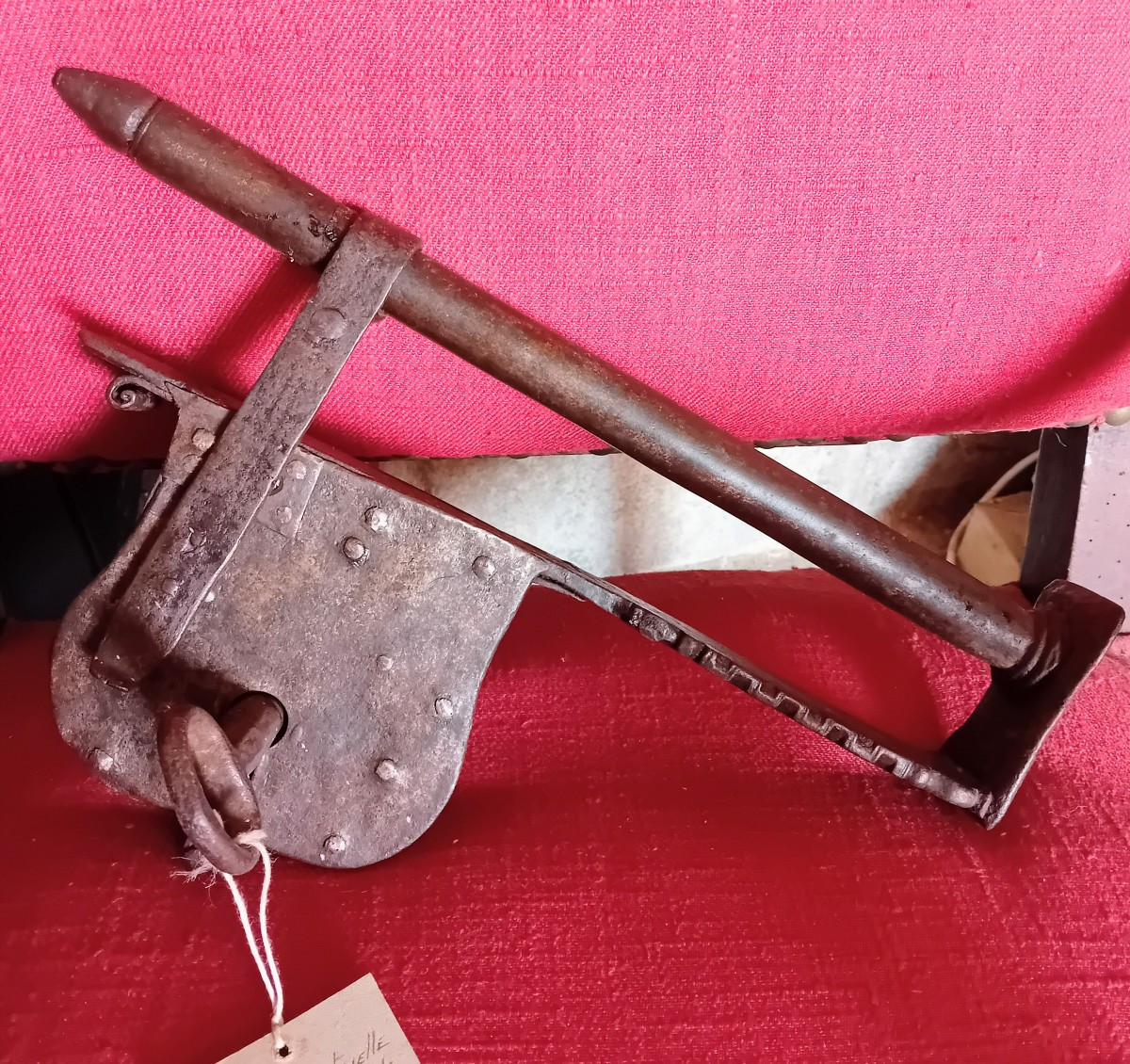 Important Padlock With A Green Lock, France, 17th And 18th Century -photo-2