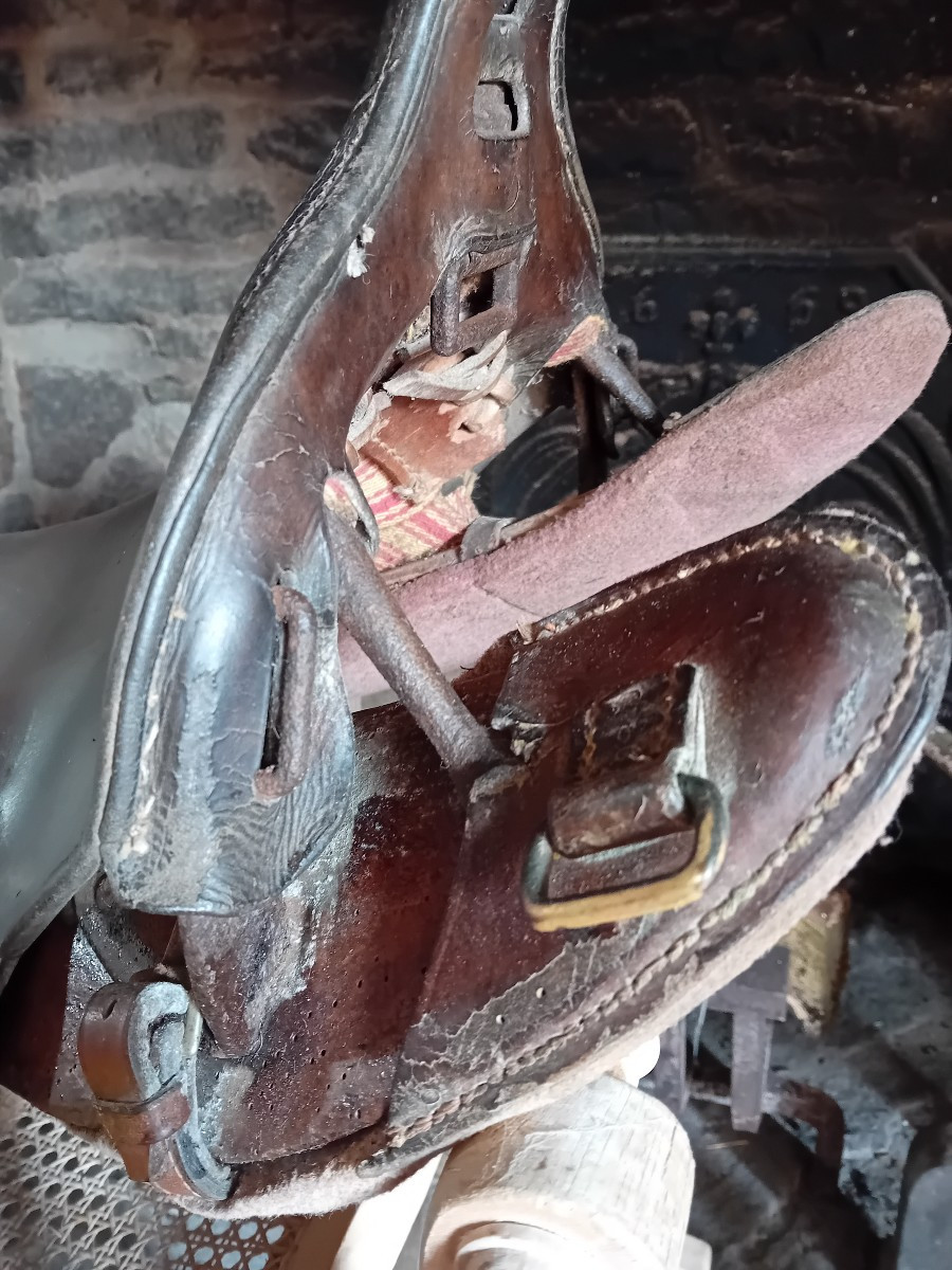 Selle de cavalerie légère britannique 1 ère guerre mondiale -photo-3