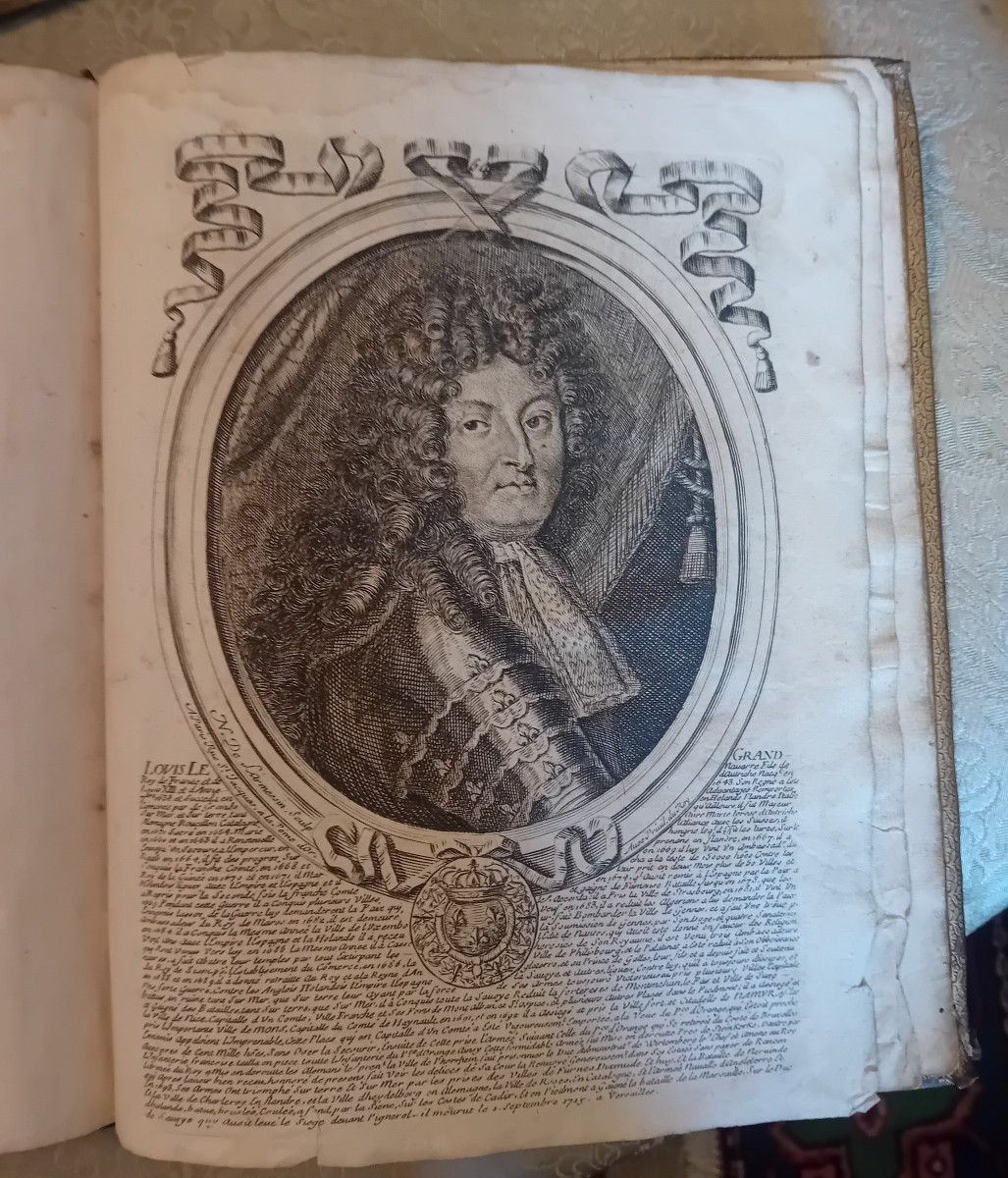Book Representation Of The Kings Of France ,de l'Harmessin 17th Century Sculptor-photo-6