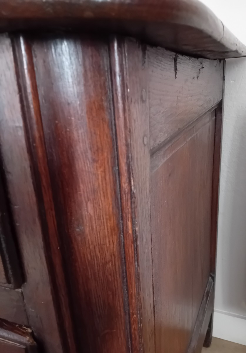 Commode de port Malouine louis XIV  , façade Acajou massif-photo-2