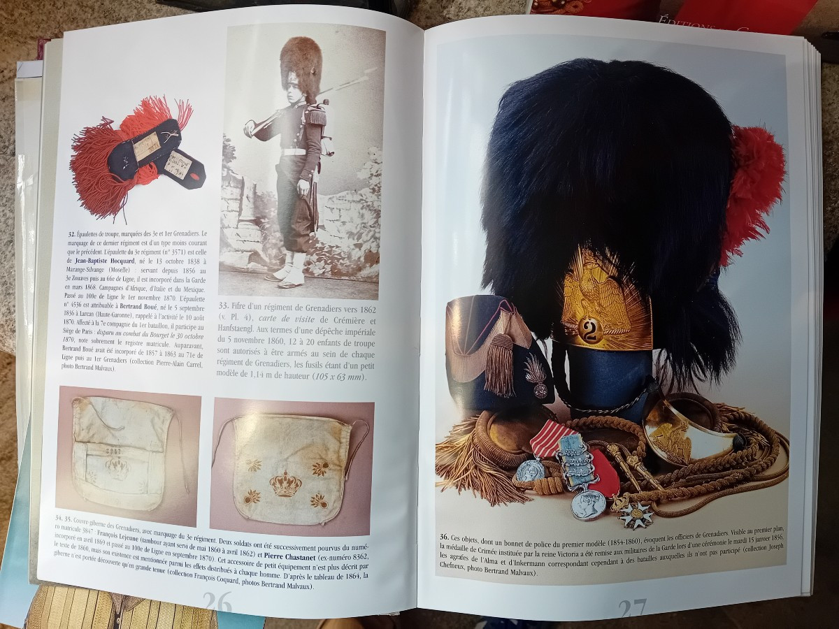 Livre " la garde impériale de Napoléon III " Édition du canonnier 2000-photo-1