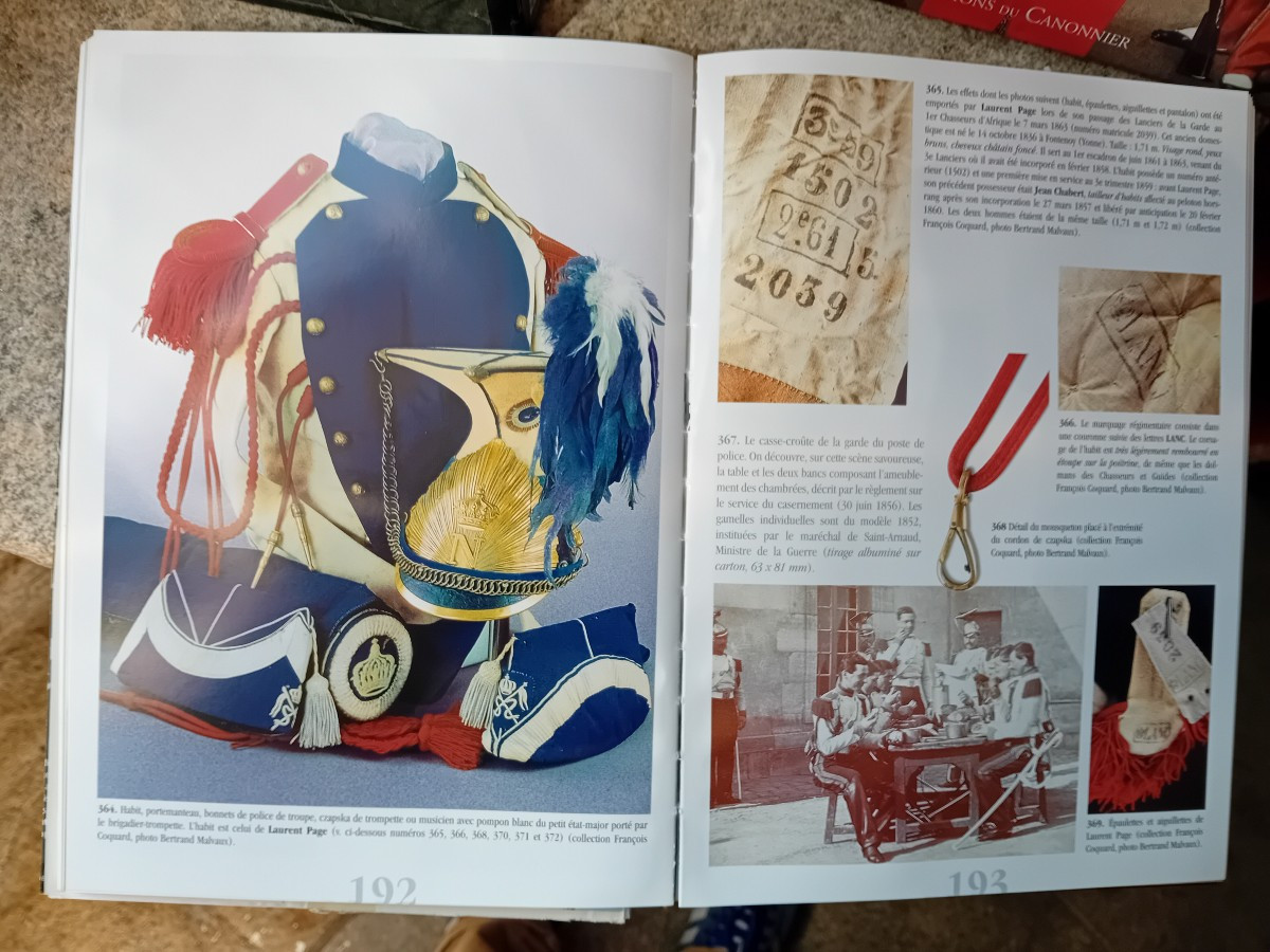Livre " la garde impériale de Napoléon III " Édition du canonnier 2000-photo-3