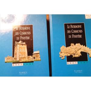 Le Patrimoine Des Communes Du Finistère ,  2 Volumes . éditions Flohic 1998  épuisé 