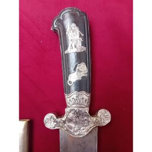Grand Couteau De Chasse , Vénerie XVIII ème 