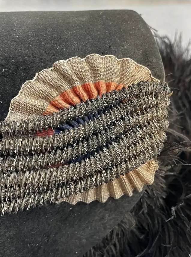 Chapeau bicorne d’adjudant commandant de la Garde nationale ou de la cavalerie-photo-1