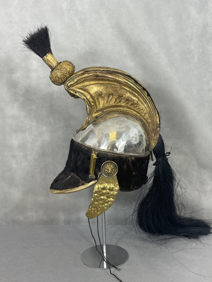 Helmet Of An Officer Of The Cuirassier 1st Regiment -photo-2