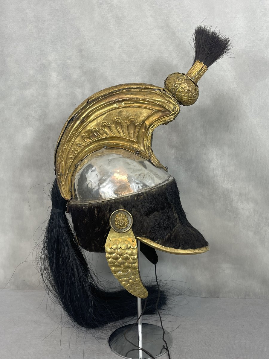 Helmet Of An Officer Of The Cuirassier 1st Regiment -photo-3