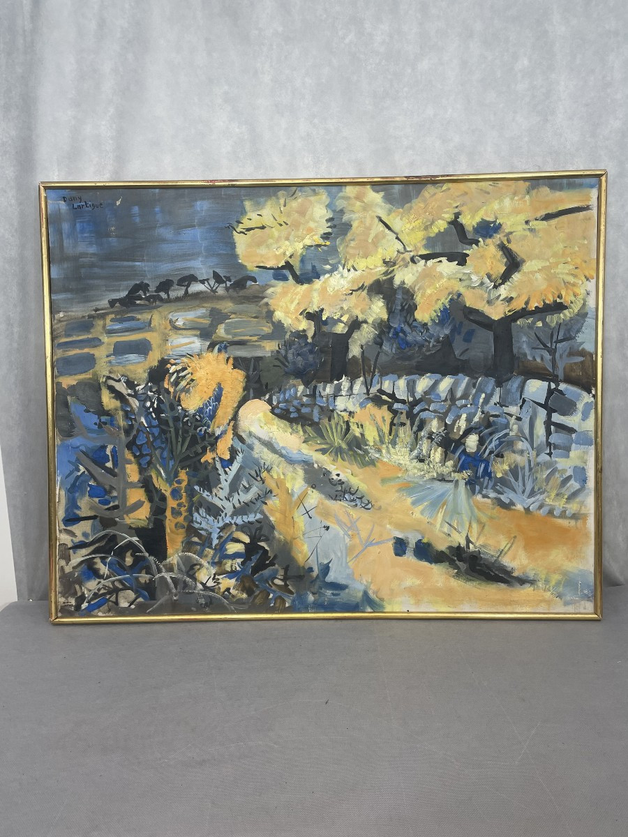 LE CHEMIN à ST TROPEZ   Dany LARTIGUE    1961
