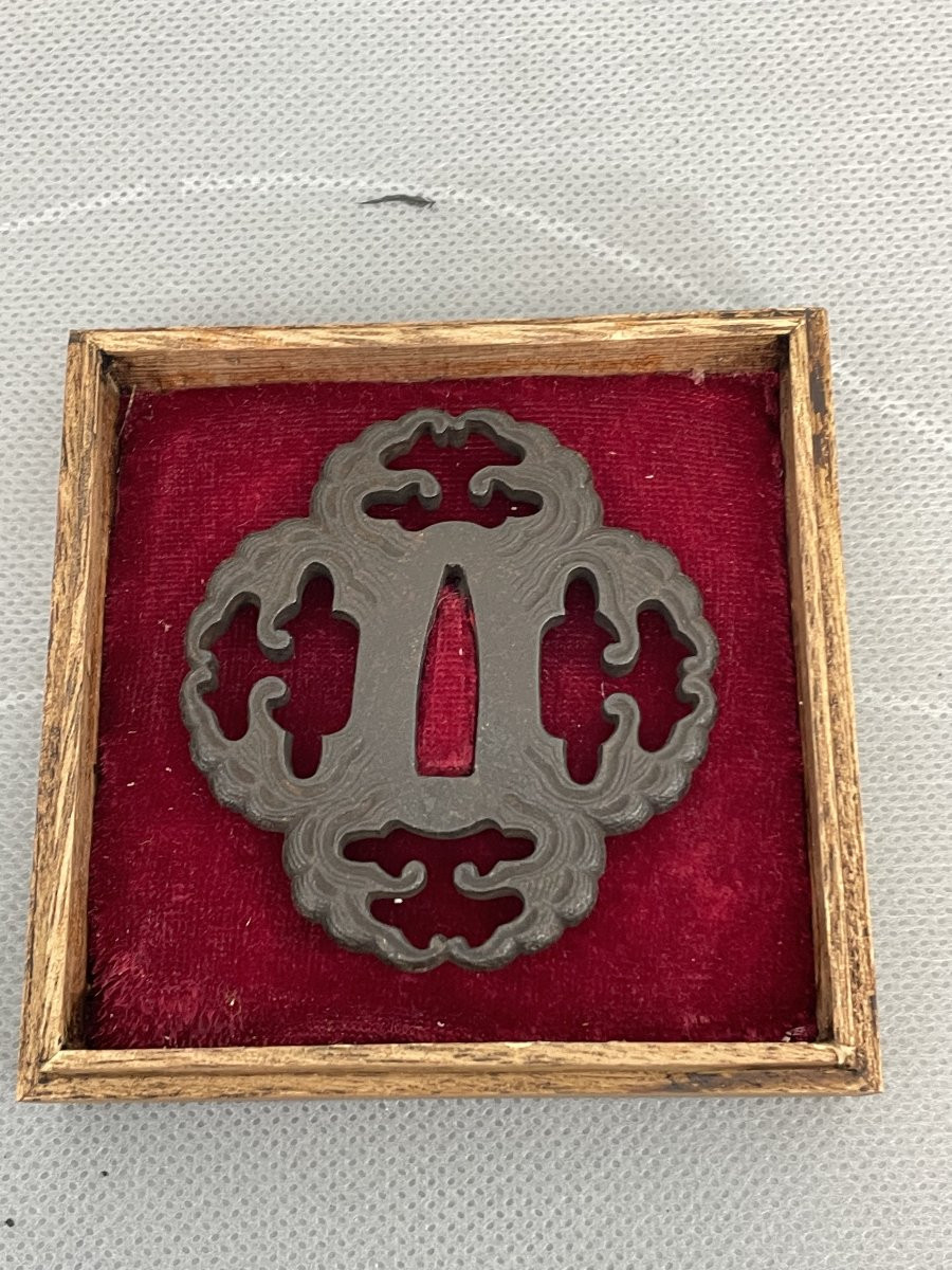 TSUBA de forme MOKKO GATA époque EDO-photo-3