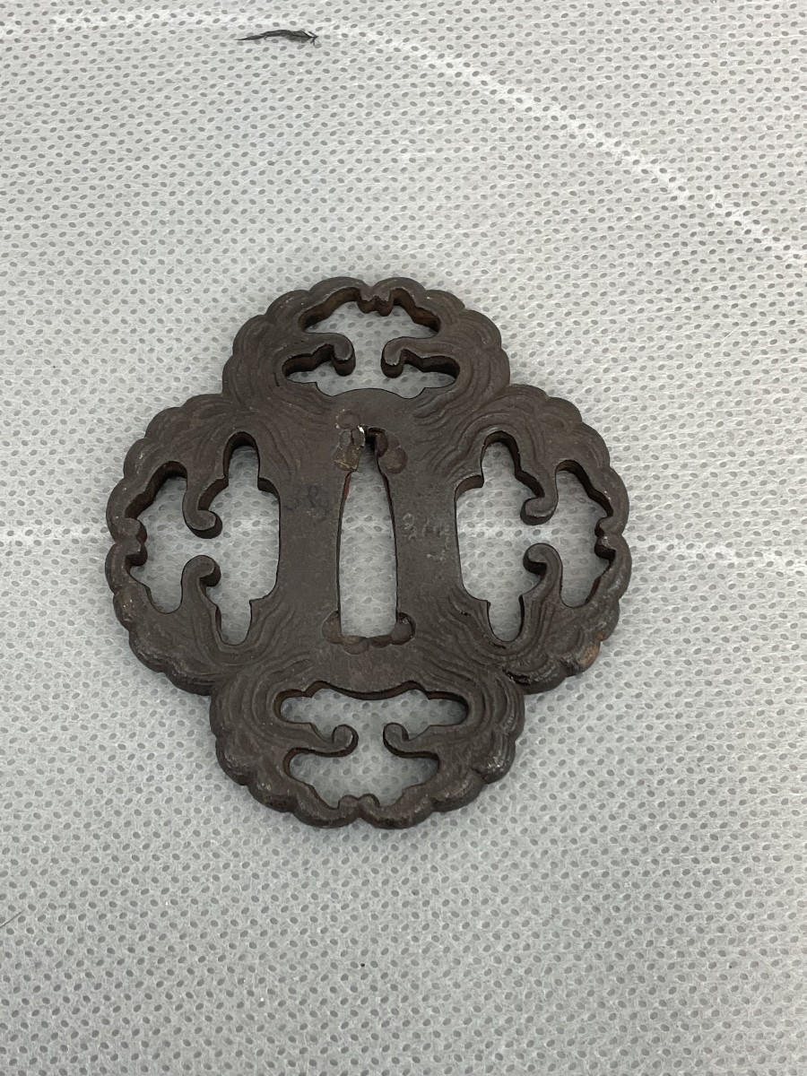 TSUBA de forme MOKKO GATA époque EDO