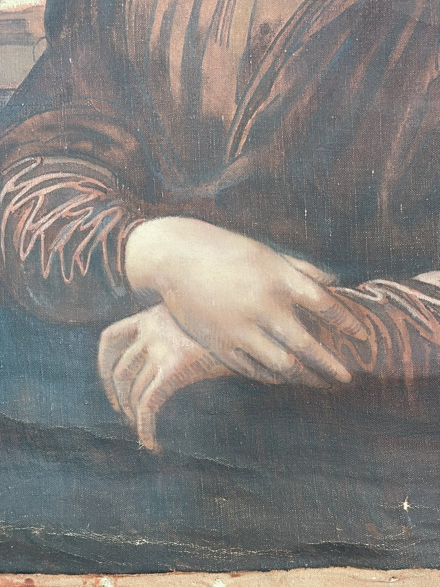 Mona Lisa Study By Emile Marie Beaume-photo-3