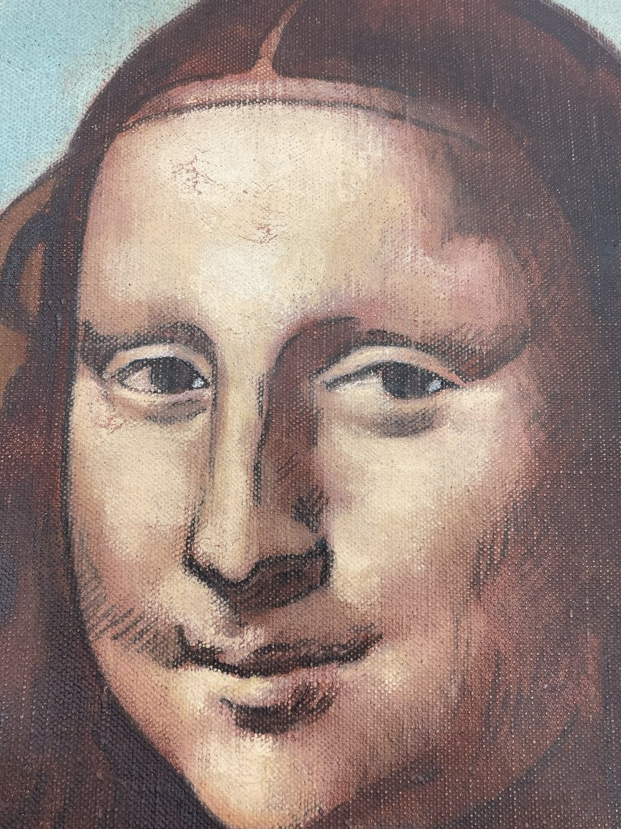 Mona Lisa Study By Emile Marie Beaume-photo-1