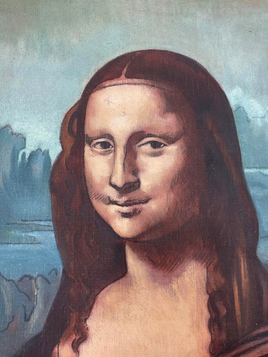 Mona Lisa Study By Emile Marie Beaume