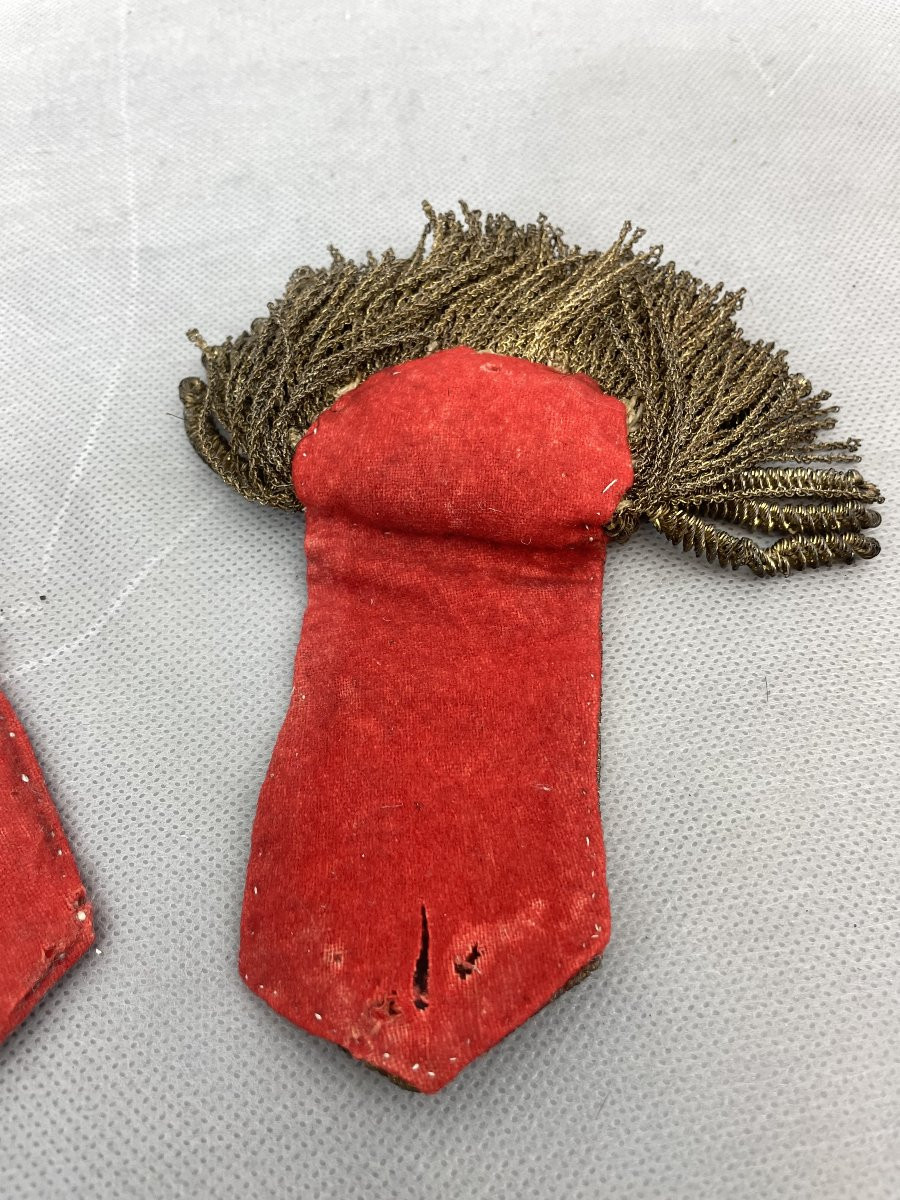 EPAULETTES OFFICIER  fin XVIII REVOLUTION CONSULAT -photo-4