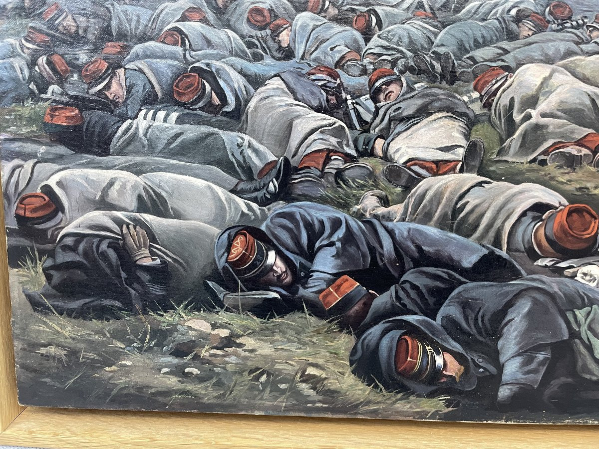 Oil On Canvas: The Dream After Edouard Detaille -photo-3