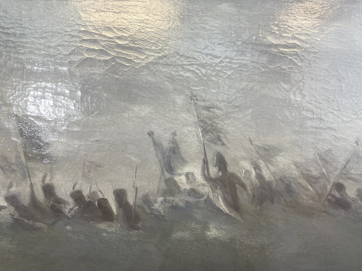 Oil On Canvas: The Dream After Edouard Detaille -photo-2