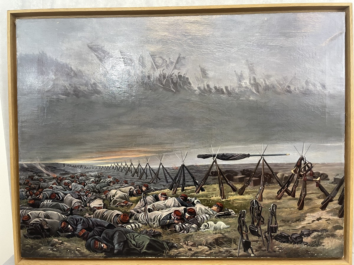 Oil On Canvas: The Dream After Edouard Detaille 