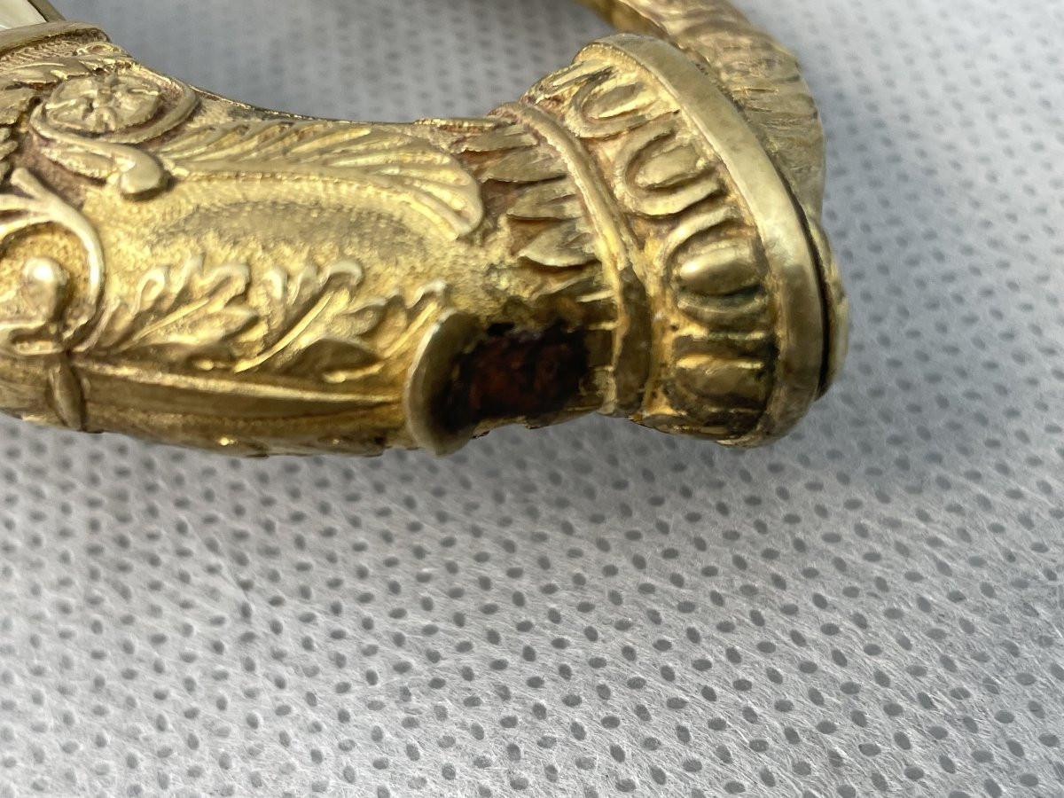 EPEE d'OFFICIER 1 ER EMPIRE  avec la   TÊTE de L'EMPEREUR-photo-2