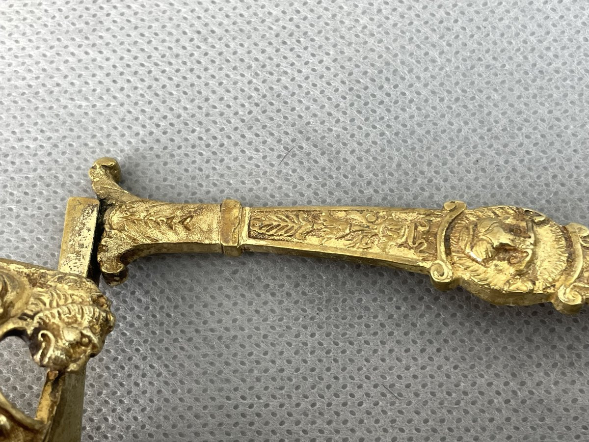 EPEE d'OFFICIER 1 ER EMPIRE  avec la   TÊTE de L'EMPEREUR-photo-3