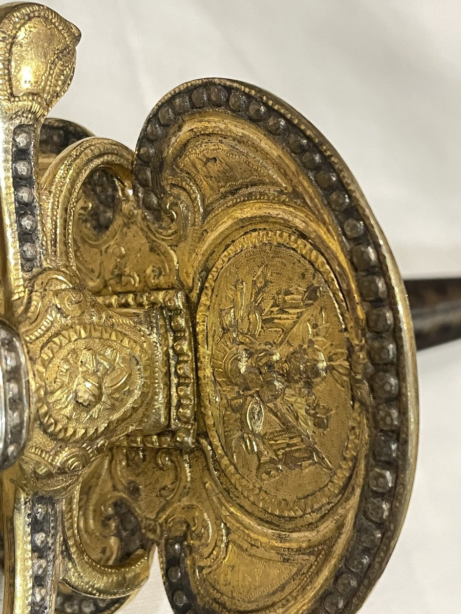EPEE D'OFFICIER SUPERIEUR ou GENERAL fin XVIII éme ou DIRECTOIRE -photo-2