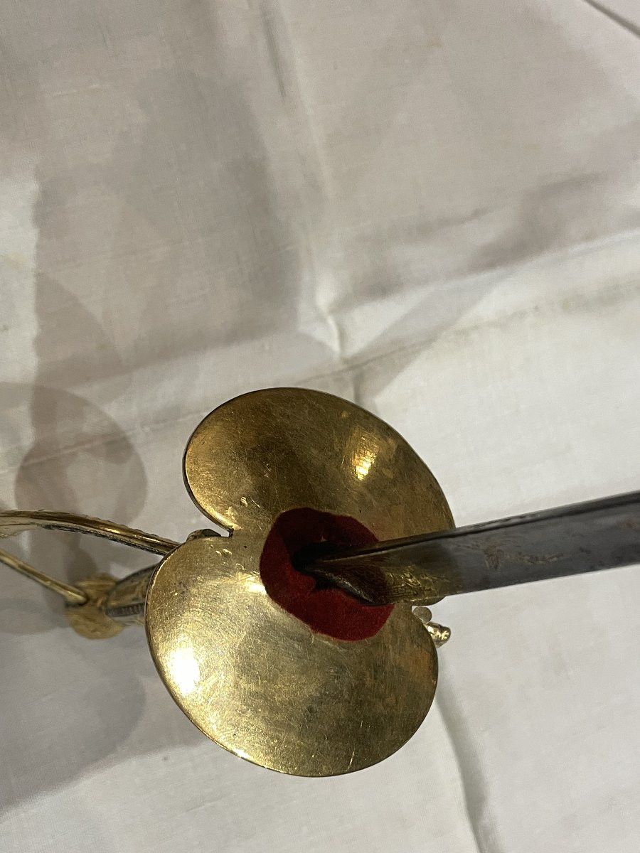 EPEE D'OFFICIER SUPERIEUR ou GENERAL fin XVIII éme ou DIRECTOIRE -photo-5