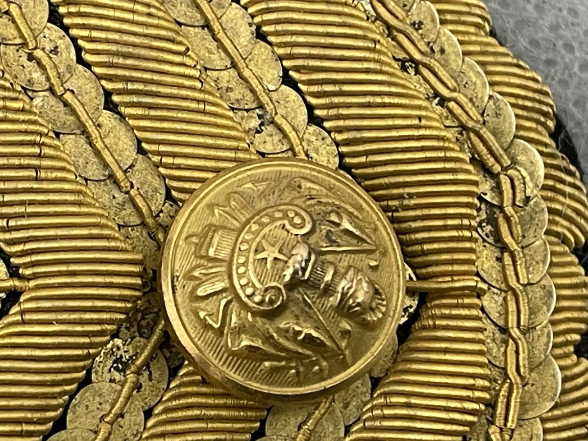 Paire d'EPAULETTES de GENERAL de CORPS d'ARMEE 3 ème REPUBLIQUE-photo-6